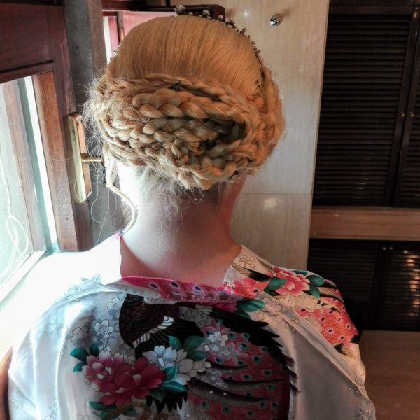 Acconciatura Chignon Intrecciato