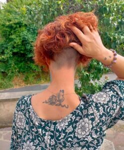 Bob cut con rasatura